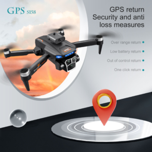 S158 GPS 8K Dual Camera Brushless Drone | OAS & Auto Return