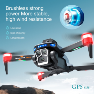 S158 GPS 8K Dual Camera Brushless Drone | OAS & Auto Return