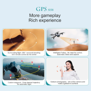 S158 GPS 8K Dual Camera Brushless Drone | OAS & Auto Return