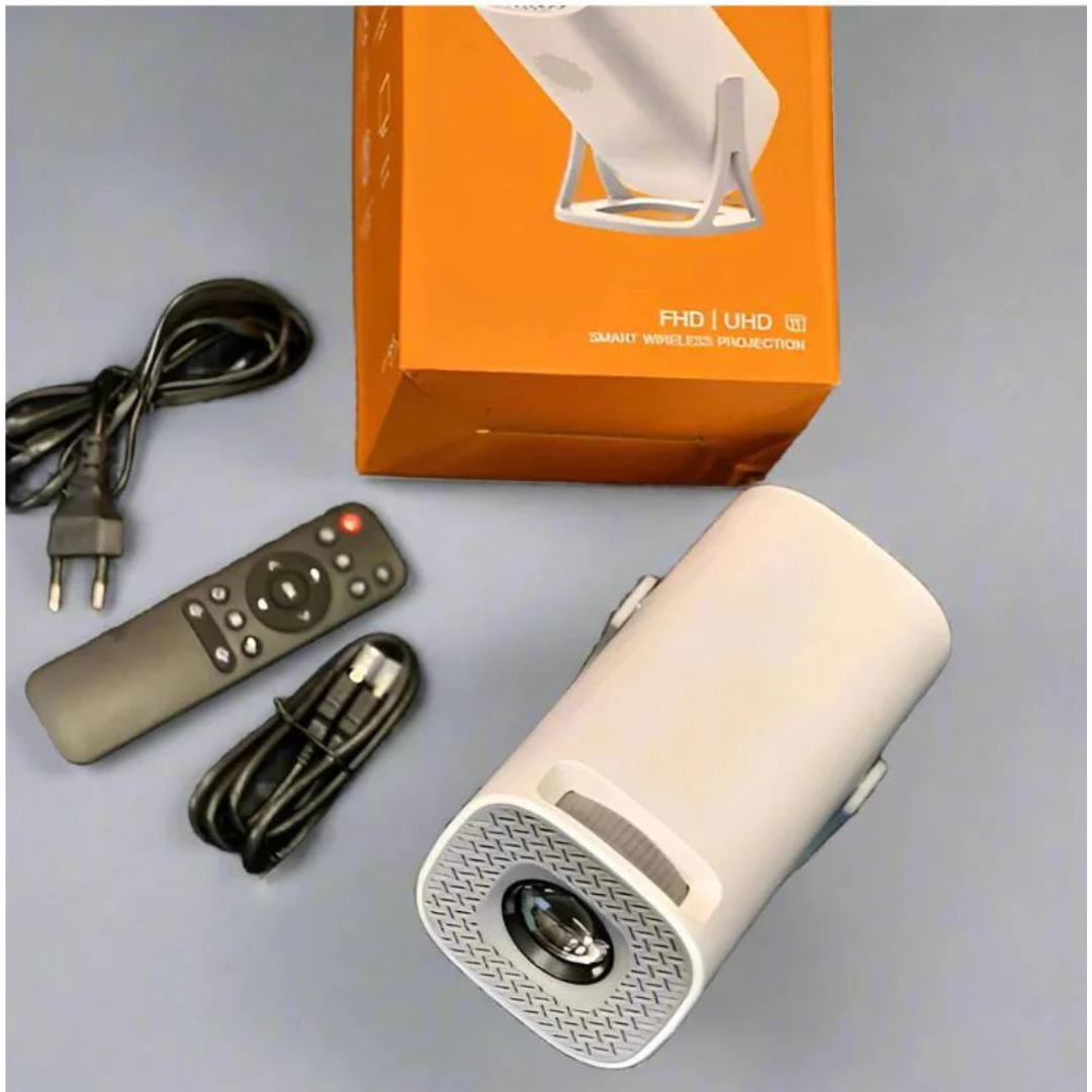 S40 HD Smart Portable Projector, 3500 Lumens,180° Projection