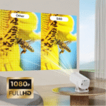 S40 HD Smart Portable Projector, 3500 Lumens,180° Projection