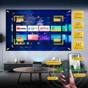 X3 Mini 5G WiFi LED Projector | 8K Decoding, 720P HD