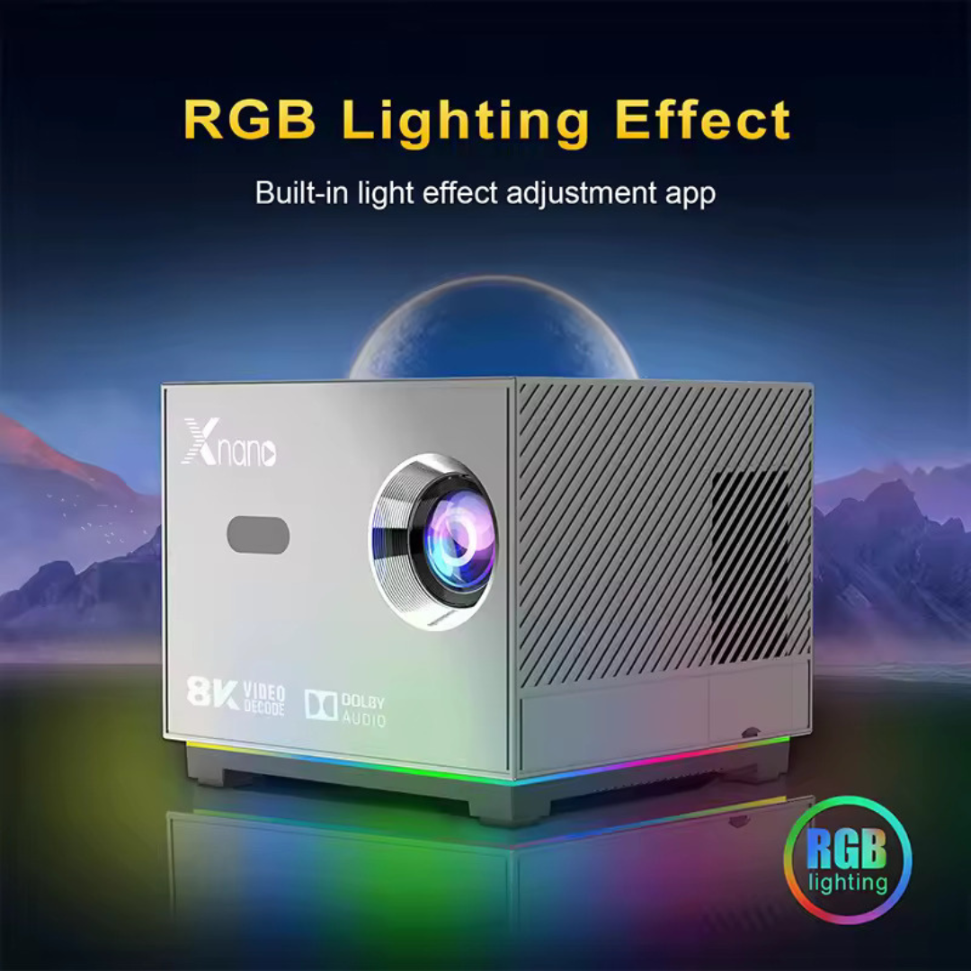 X3 Mini 5G Projector_3 X3 Mini 5G WiFi LED Projector | 8K Decoding, 720P HD