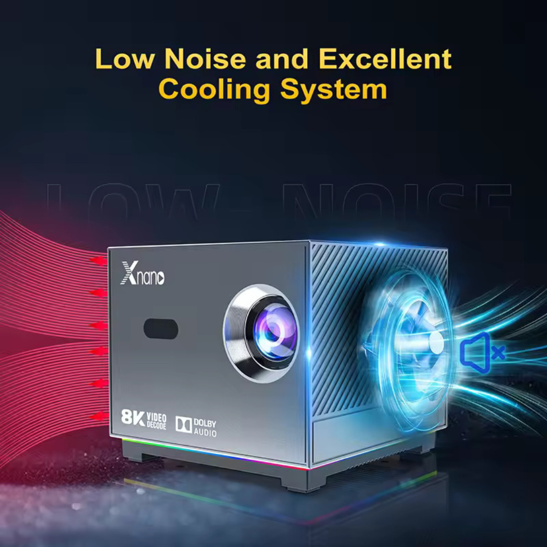 X3 Mini 5G Projector_4 X3 Mini 5G WiFi LED Projector | 8K Decoding, 720P HD