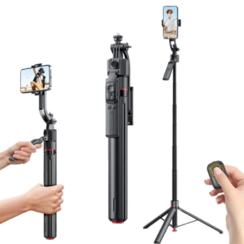 TT07 AI Face Tracking Selfie Stick Tripod | 69″ Smart