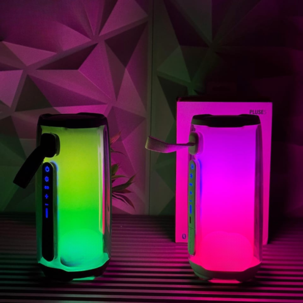 FX Pulse 5 Portable Bluetooth Speaker with 360° Light Show