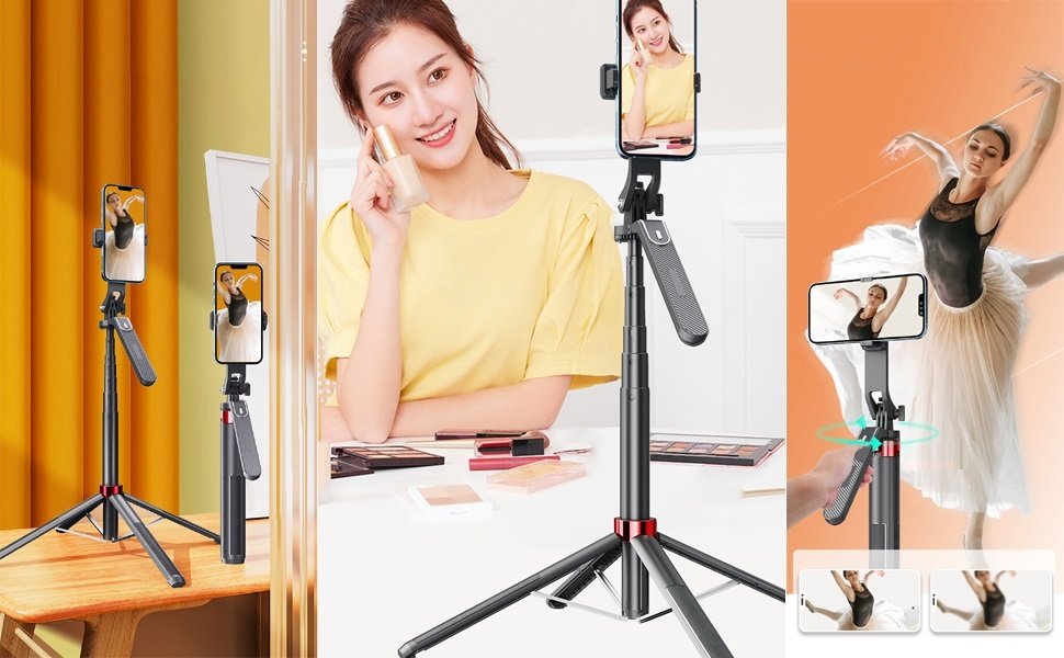 C17 Auto Face Tracking AI Gimbal Selfie Stick Tripod