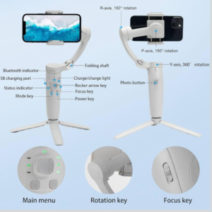 M1 3-Axis Smartphone Gimbal Stabilizer | 180° Rotation