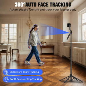 C17 Auto Face Tracking AI Gimbal Selfie Stick Tripod