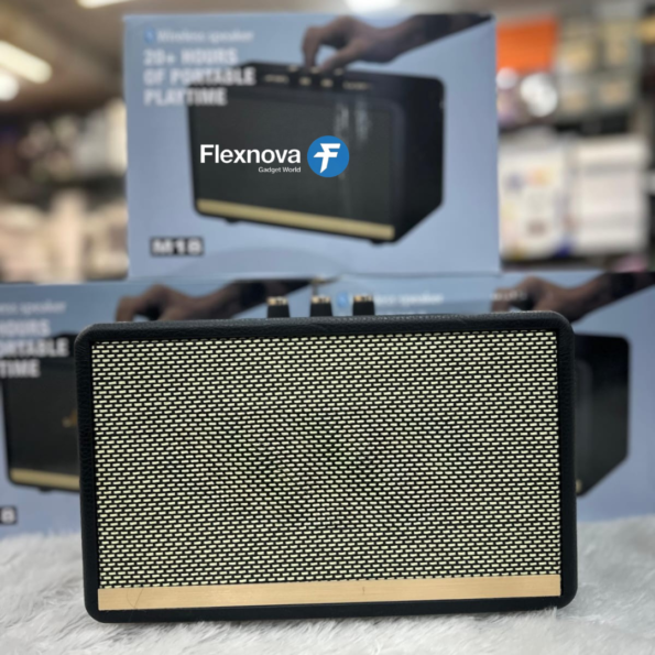 FX M18 Retro Bluetooth Speaker with Adjustable Bass
