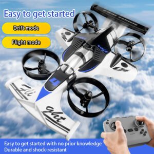 2-in-1 Flying RC Car Drone with 360° Stunts