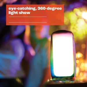 FX Pulse 5 Portable Bluetooth Speaker with 360° Light Show