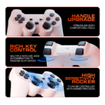 S40 Max Game Projector with Dual Wireless Controllers