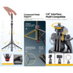 TT07 AI Face Tracking Selfie Stick Tripod | 69″ Smart