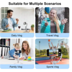 1M1 3-Axis Smartphone Gimbal Stabilizer | 180° Rotation