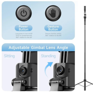 C17 Auto Face Tracking AI Gimbal Selfie Stick Tripod