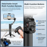 M02 3-Axis Handheld Gimbal Stabilizer | 360° Rotation