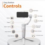 1M1 3-Axis Smartphone Gimbal Stabilizer | 180° Rotation