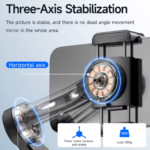 M02 3-Axis Handheld Gimbal Stabilizer | 360° Rotation