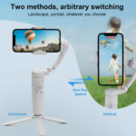 1M1 3-Axis Smartphone Gimbal Stabilizer | 180° Rotation