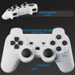 S40 Max Game Projector with Dual Wireless Controllers