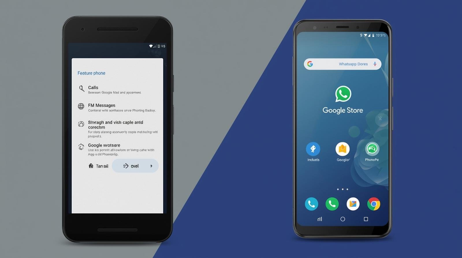 Mini Android Phone vs Feature Phone | Small Phone Comparison 