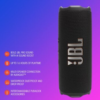 FX Flip 7 Wireless Bluetooth Speaker with AI Sound Boost