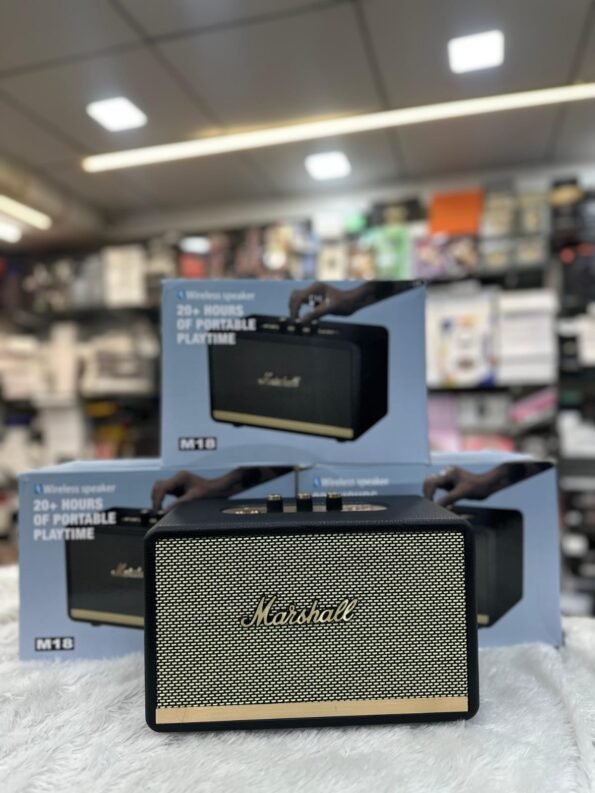 FX M18 Retro Bluetooth Speaker with Adjustable Bass