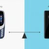 Mini Android Phone vs Feature Phone | Small Phone Comparison