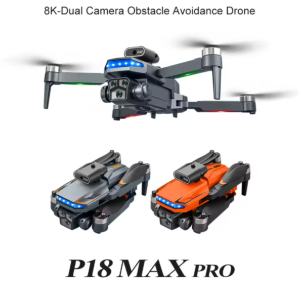 P18 Pro Drone with Triple Camera & Optical Flow Positioning