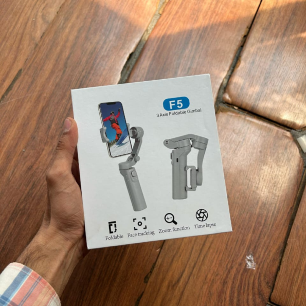 F5 3-Axis Smartphone Gimbal Stabilizer with Face Tracking