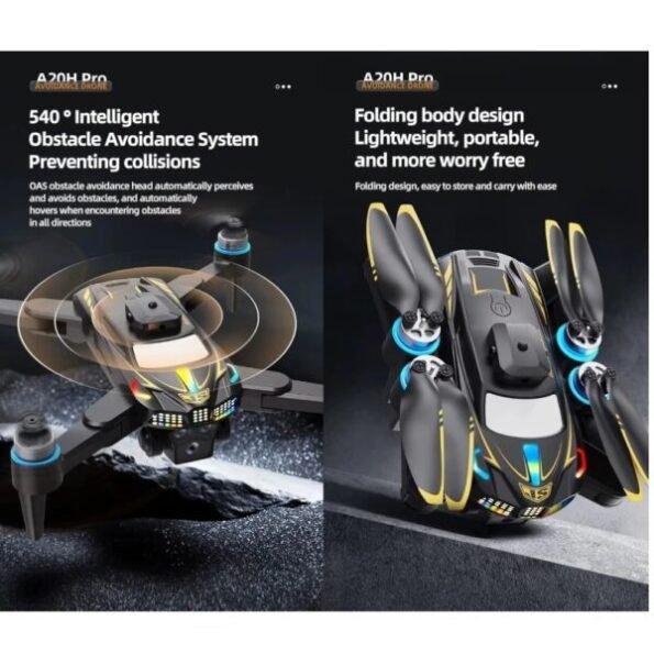 T6 Pro Dual Camera 4K with LCD Screen & Obstacle Avoidance