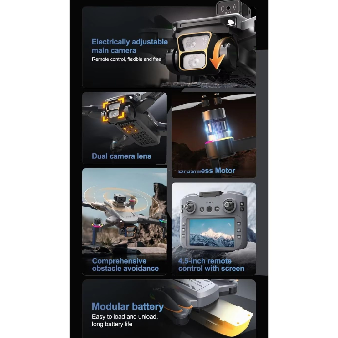 A7 Pro Brushless Motor Camera Drone with 480P HD A7 Pro Brushless Motor Camera Drone with 480P HD