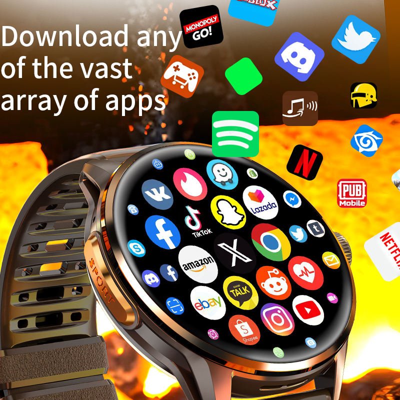 8H100 5G Smartwatch Android with 8GB RAM & 128GB Storage H100 5G Smartwatch Android with 8GB RAM & 128GB Storage