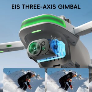P31 Pro GPS Drone with 3KM Range, 3 batteries & Night Vision