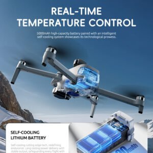 P31 Pro GPS Drone with 3KM Range, 3 batteries & Night Vision