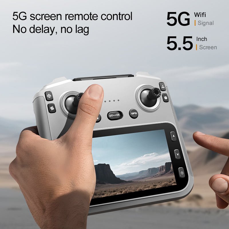 V06 GPS Drone_3 V06 3-Axis Gimbal GPS Drone with 8K Camera & Display Remote