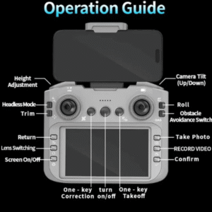 DJW M5 Ultra Foldable Brushless Drone with Display Remote