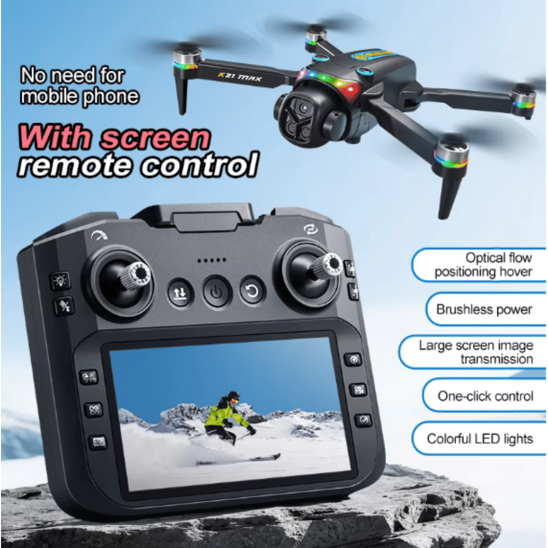 K21 MAX 4K Dual Camera Drone with Remote Screen Controller_1 K21 MAX 4K Dual Camera Drone with Remote Screen Controller