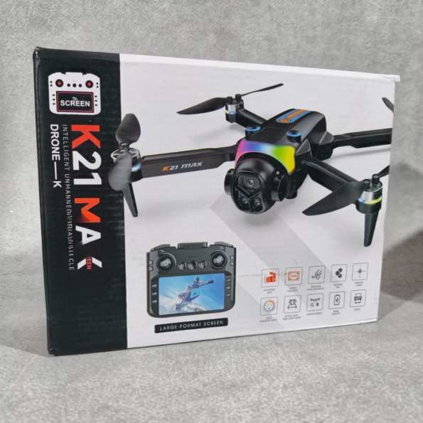 K21 MAX 4K Dual Camera Drone with Remote Screen Controller