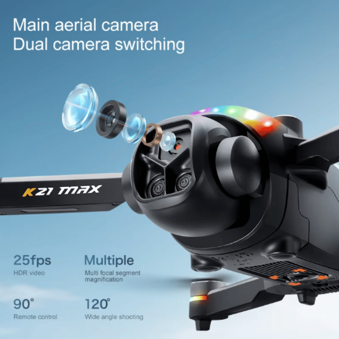 K21 MAX 4K Dual Camera Drone with Remote Screen Controller_3 K21 MAX 4K Dual Camera Drone with Remote Screen Controller