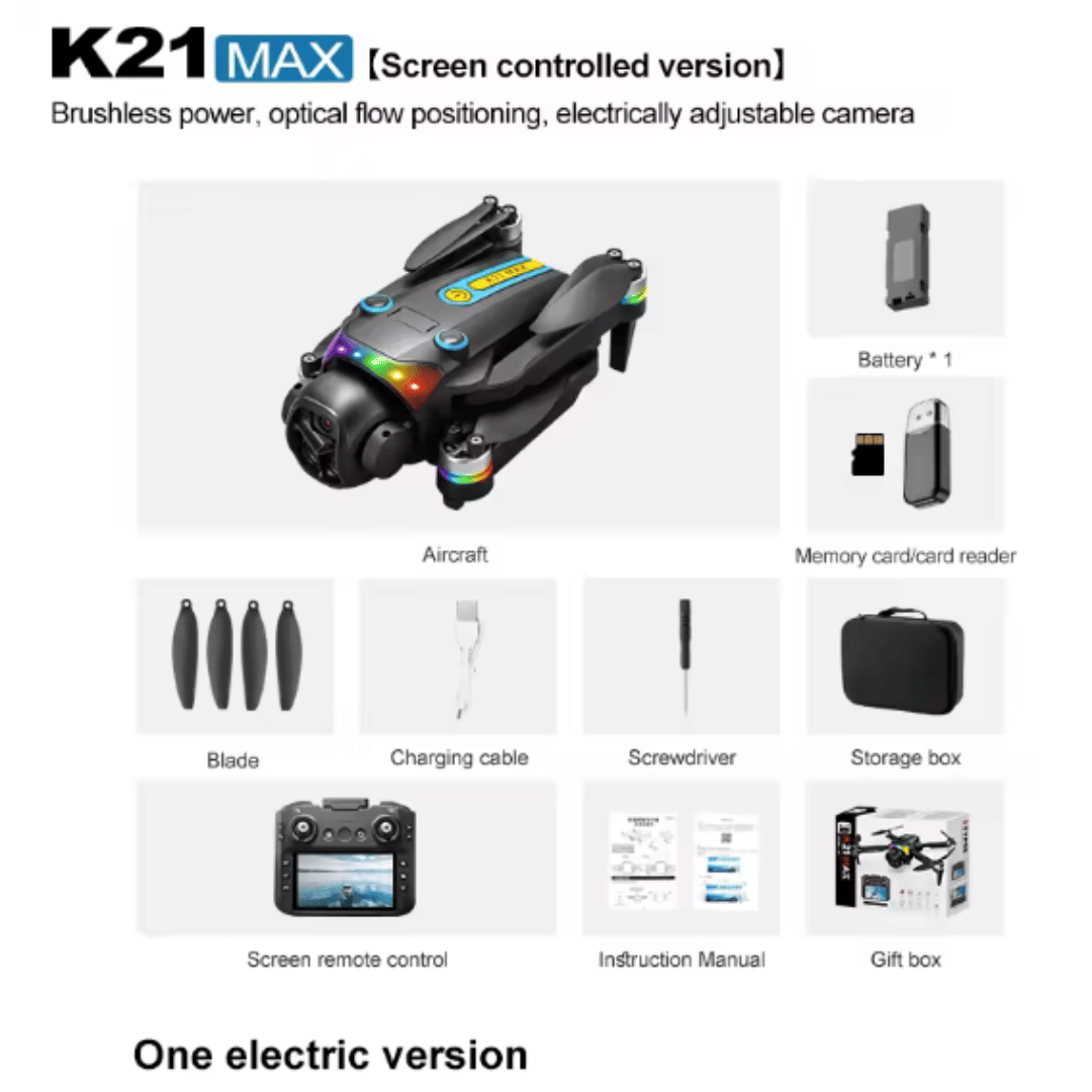K21 MAX 4K Dual Camera Drone with Remote Screen Controller_7 K21 MAX 4K Dual Camera Drone with Remote Screen Controller