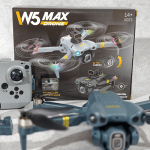 W5 Max 4K Dual Camera Drone | Brushless Motor & Dual Battery