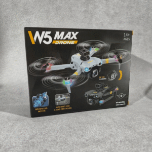 W5 Max 4K Dual Camera Drone | Brushless Motor & Dual Battery