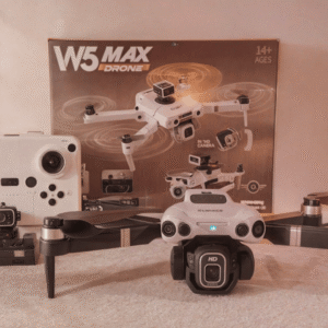 W5 Max 4K Dual Camera Drone | Brushless Motor & Dual Battery