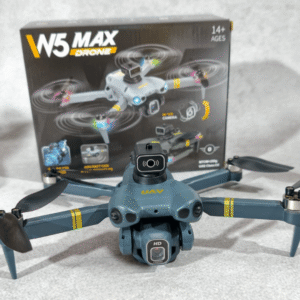 W5 Max 4K Dual Camera Drone | Brushless Motor & Dual Battery