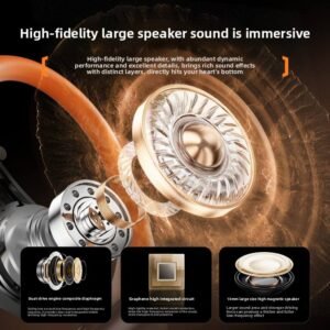 FX M113 Bone Conduction Ear-Clip True Wireless Earbuds