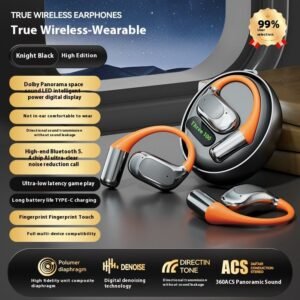 FX M113 Bone Conduction Ear-Clip True Wireless Earbuds