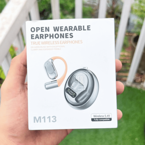 FX M113 Bone Conduction Ear-Clip True Wireless Earbuds
