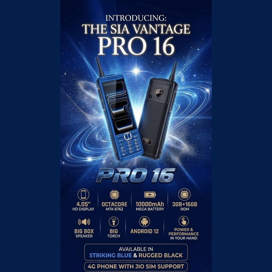 SIAV Pro 16 Smartphone 3GB RAM, 16GB ROM &10k mAh Battery (1) SIAV Pro 16 Smartphone 3GB RAM, 16GB ROM &10k mAh Battery